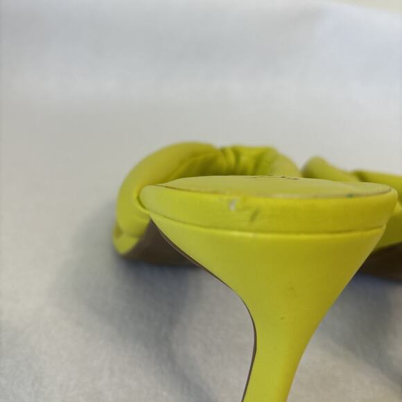 NWT INC Womens Faux Leather Open Toe Square Toe High Heel Thong Pumps Size 9M - Picture 6 of 9